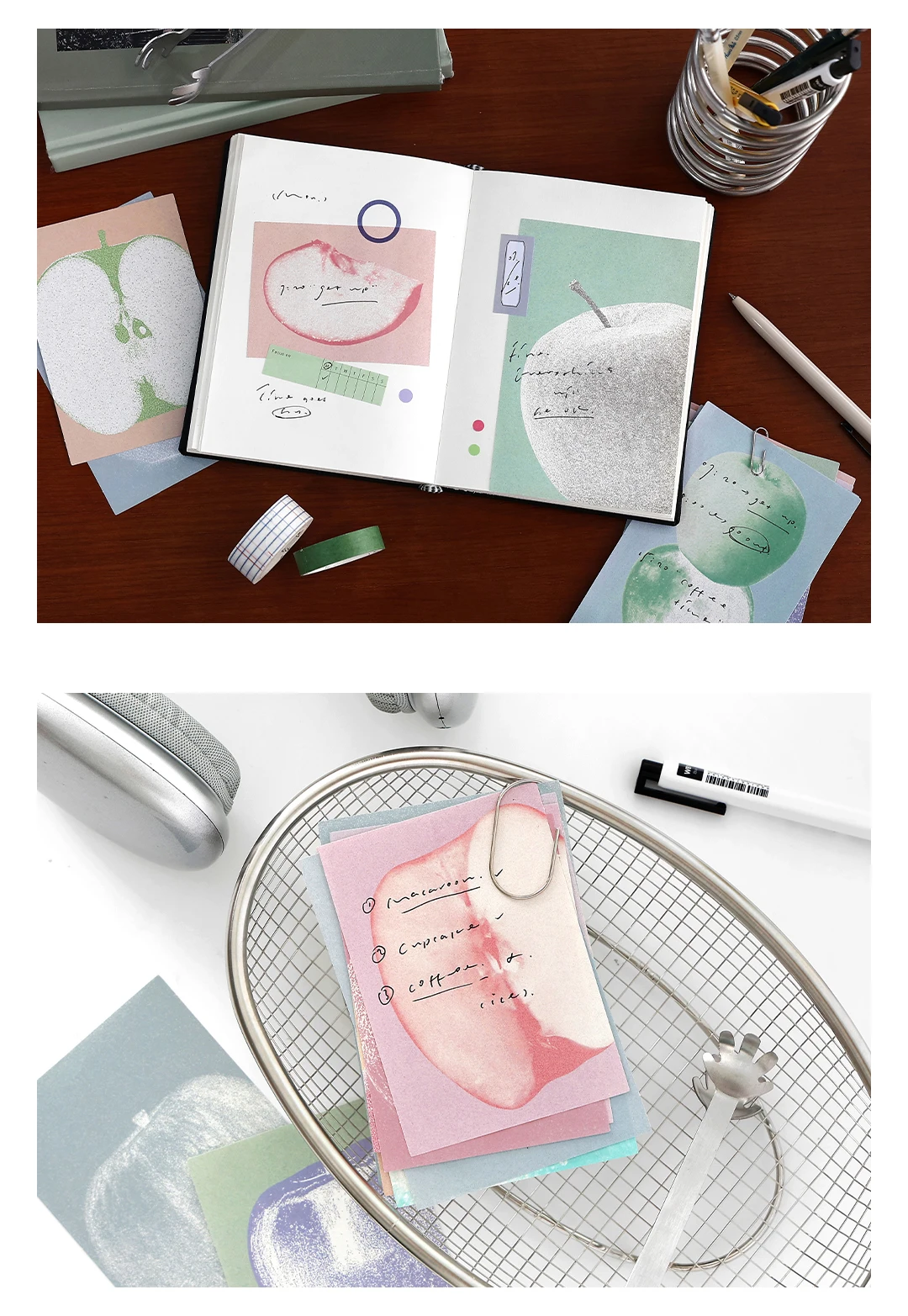 20 Blatt Simple Ins Dream Whispering Series Memo Material Scrapbook Hintergrundpapier DIY handgemachte Collage Dekoration Craft Pape – Detail 11