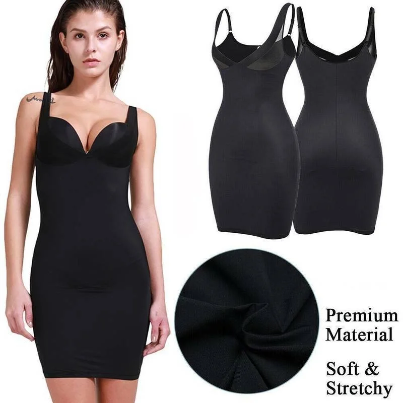 Women Full Body Shapewear Camisole Slips Slimming Shaper Waist Trainer Corset Tummy Control Slip for Under Dresses