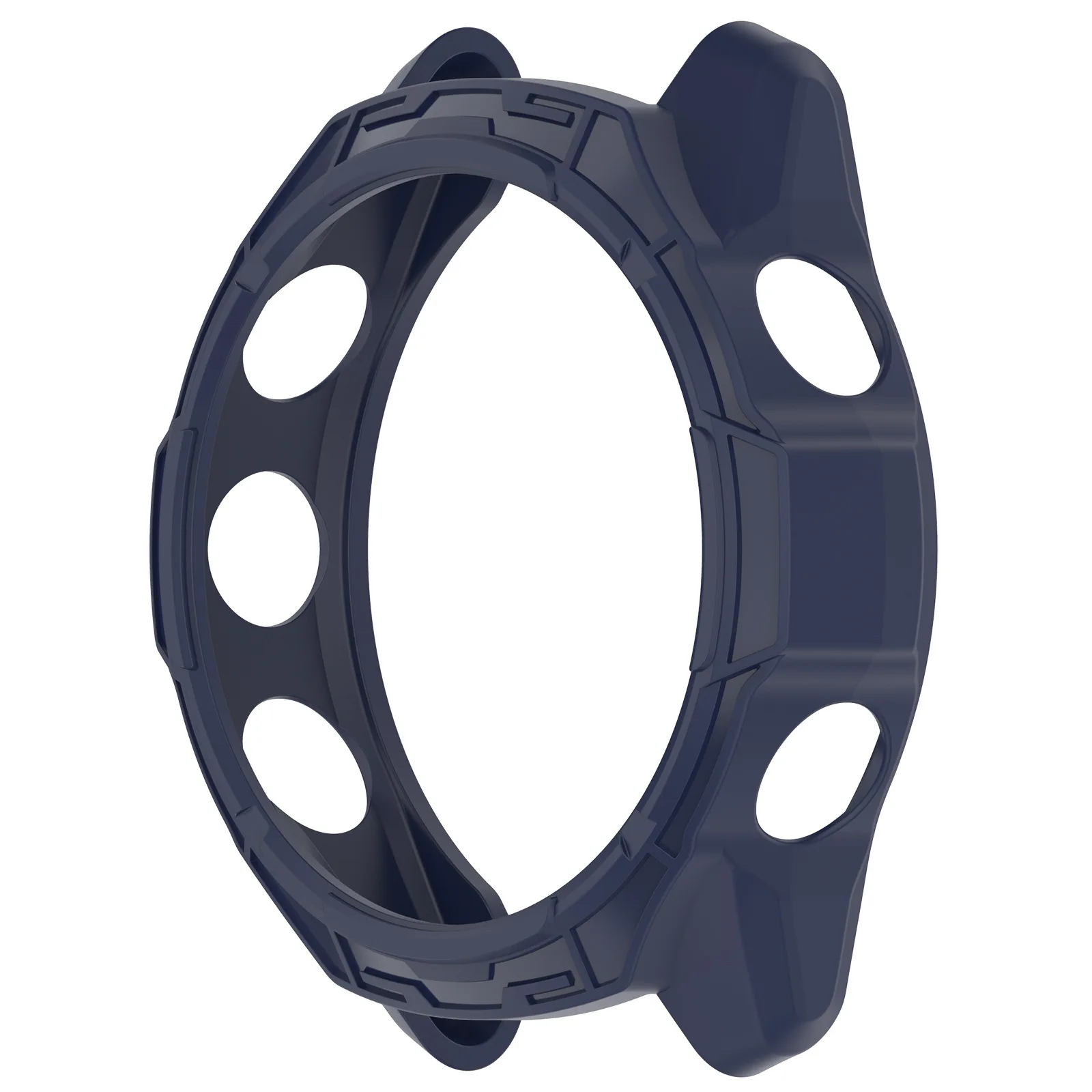 Coque Silicone Souple TPU Pour Garmin Forerunner 970 - Avec 3 Films Protecteurs D'écran - Noir - Protection Complète Sans Gêne