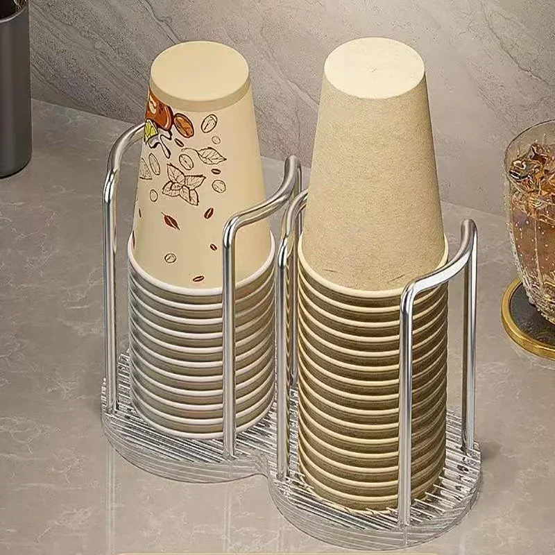 

Household Cup Holder Luxury Rack And Tea Disposable Light Acrylic Storage Extractor Paper Coffee
