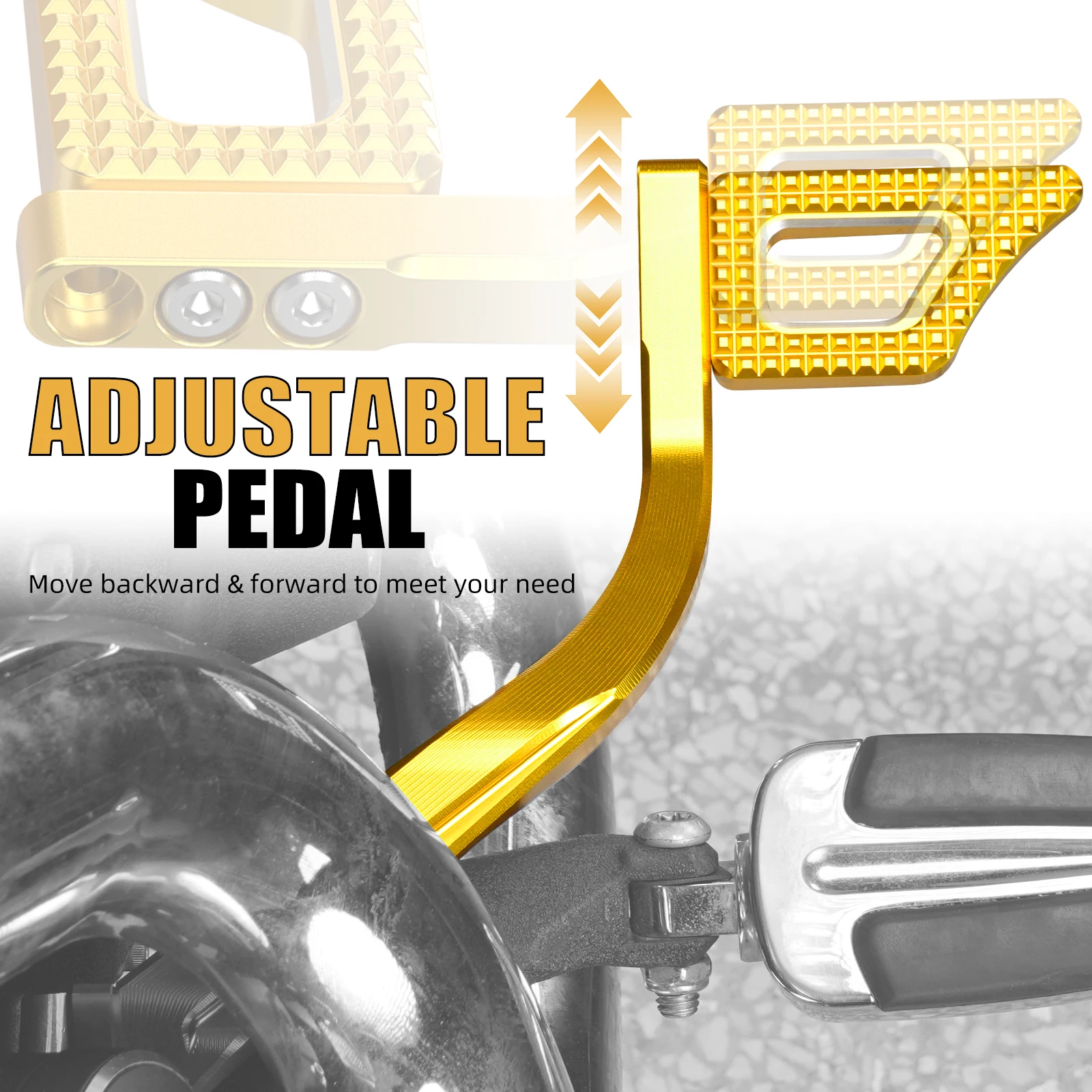 Für Harley Dyna Wide Glide/Street NICECNC Hinterradbremshebel-Pedalsatz für Harley Dyna Bob Low Rider FXDLS 2016–2017 Fat Bob FXDF – Detail 11