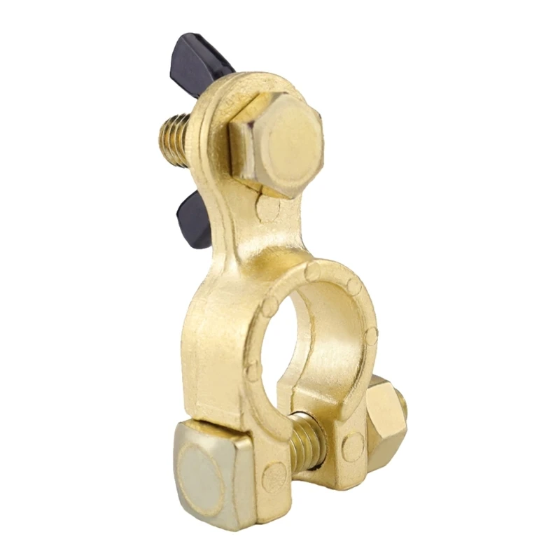2Pcs Car Battery Terminals Connector Top Post Positive Negative Connector Clamps F19A