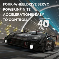 New 2.4G Rc Cars 4WD RC Drift Car Toy Remote Control GTR Model Soft Shell RC Racing Car Toys for Boys Birthday Gift 2
