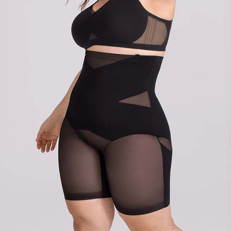 SuperPower Short Shapewear Lingerie For Women Sheer Mesh