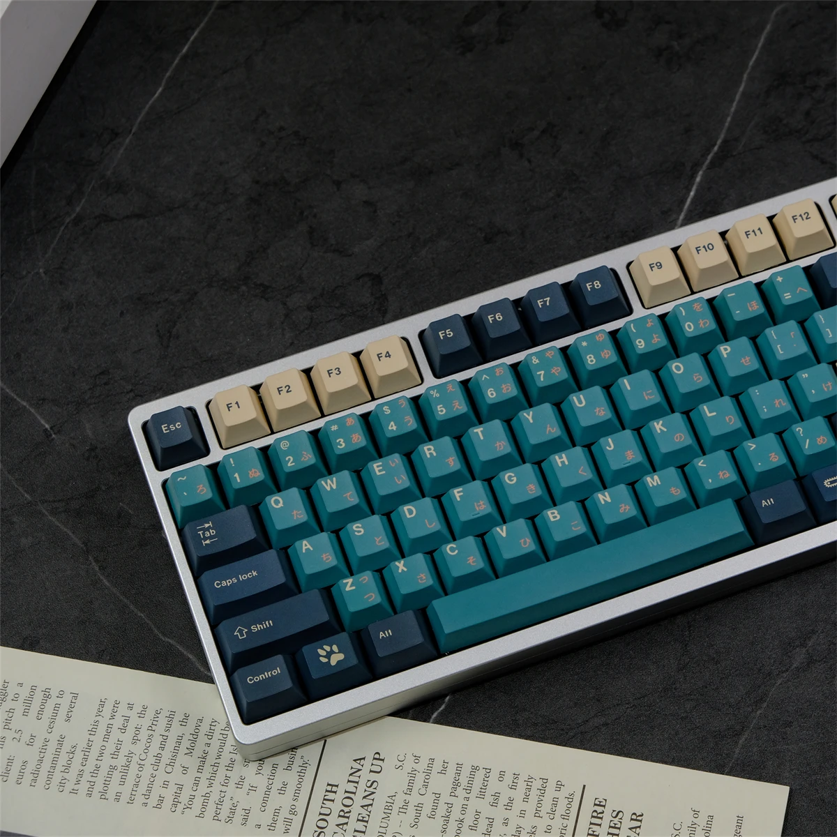 

PBT Dye Sublimation 129 Keys GMK Silent forest Keycap Personality Cherry Profile Keycap For Gaming Mechanical Keyboard Keycaps