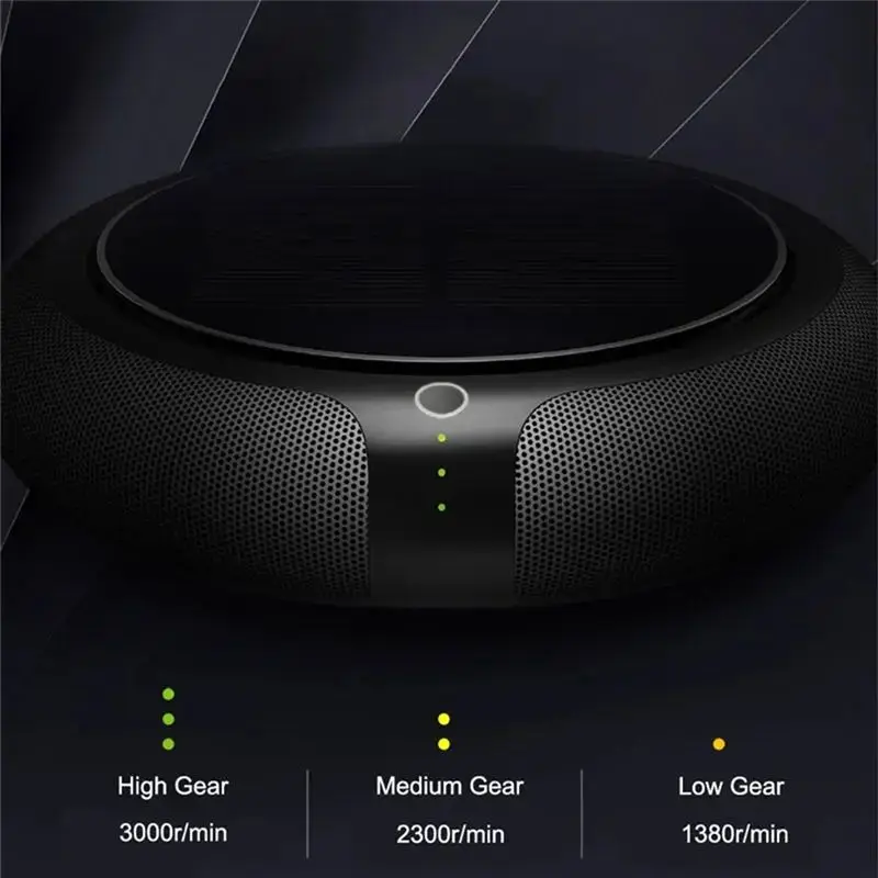 Air Purifier Solar Charging Deodorant Air Fresh Car Air Purifier Car Aromatherapy Machine 2