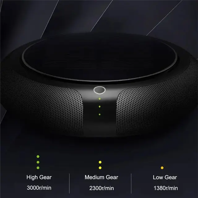 Air Purifier Solar Charging Deodorant Air Fresh Car Air Purifier Car Aromatherapy Machine 2