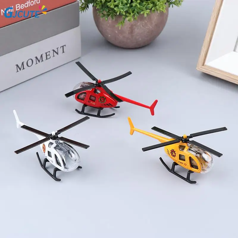 1pc Mini Alloy Helicopter Model Toys Aircraft Military Collection Decorations Simulation Airplane Toys For Kids Boys Toys Gift