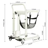 Multifunction patient lift  electric commode transfer chair with wheels for disabled 2