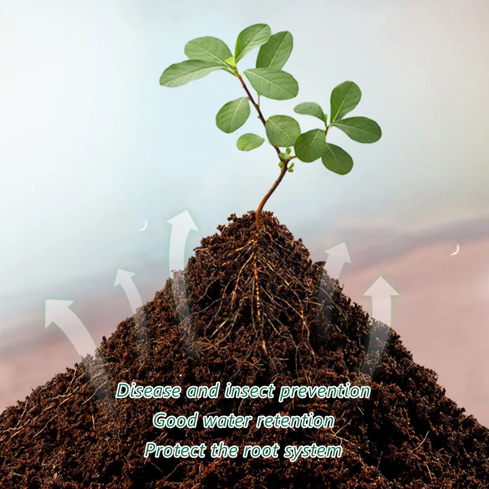 Natural Coconuts Brick Nutrient Soil Multipurpose Flower Vegetable Planting Substrate Raised Garden Beds Plant Grow