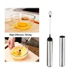 Mini Portable Electric Milk Frother Foam Maker Handheld Foamer High Speeds Drink Mixer Frothing Wand for Stirrer Coffee Cappucci 5
