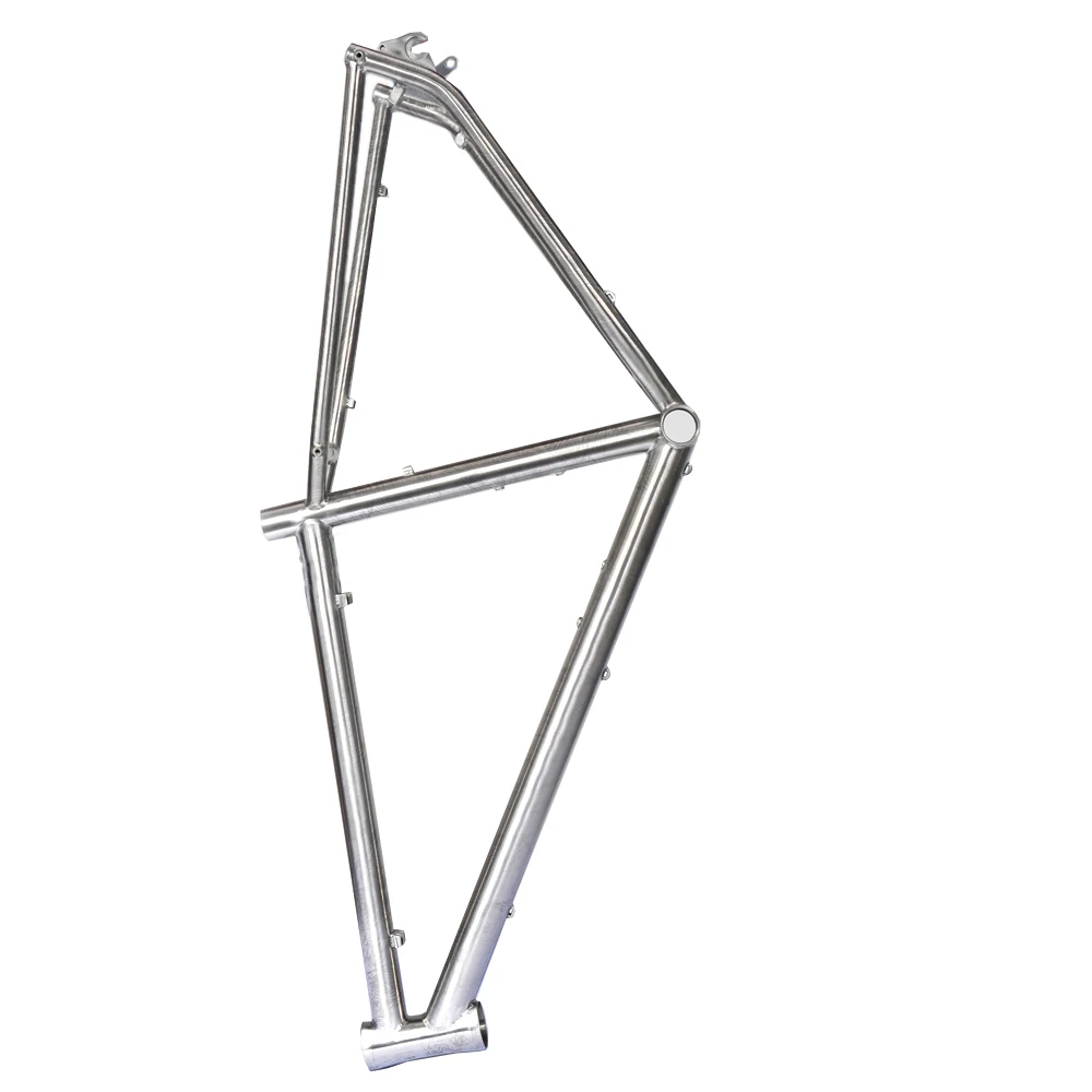 

Baoji ztc 44cm road bike ebike frame light weight gr9 titanium 29 frame
