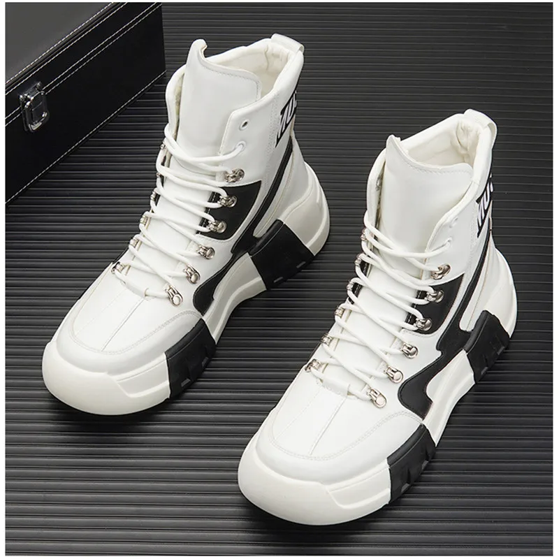 

Fashion Trend Men's Shoes Flat Casual Shoes Sneakers Thick Bottom Ankle Boots Trainers Designer Shoes Men Shoes for Men