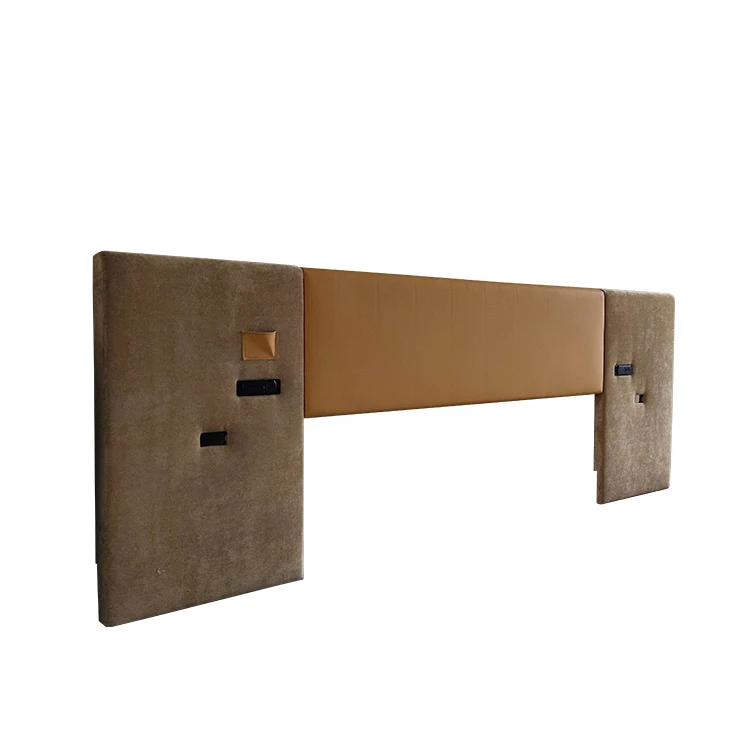 High Quality Holiday Inn Modern Hotel Bed King Size Laminated Headboard Commercial Hotel Furniture Headboard