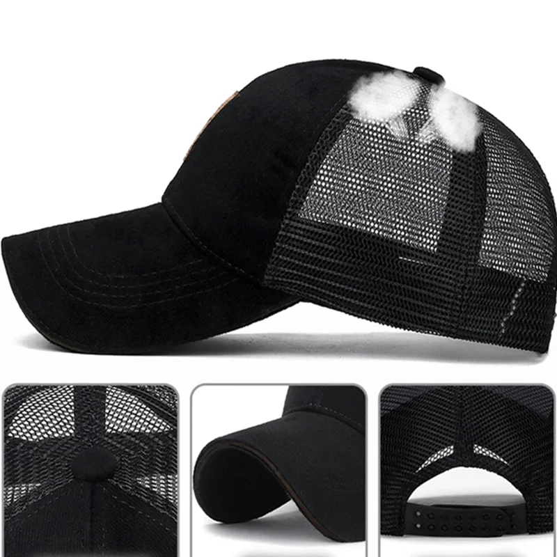 Tennis Caps Summer Breathable Net Mesh Baseball Cap