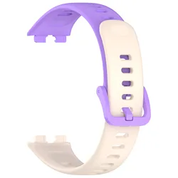 Silicone Replacement Sport Strap Bracelet - Huawei Band 9 (Starlight purple)