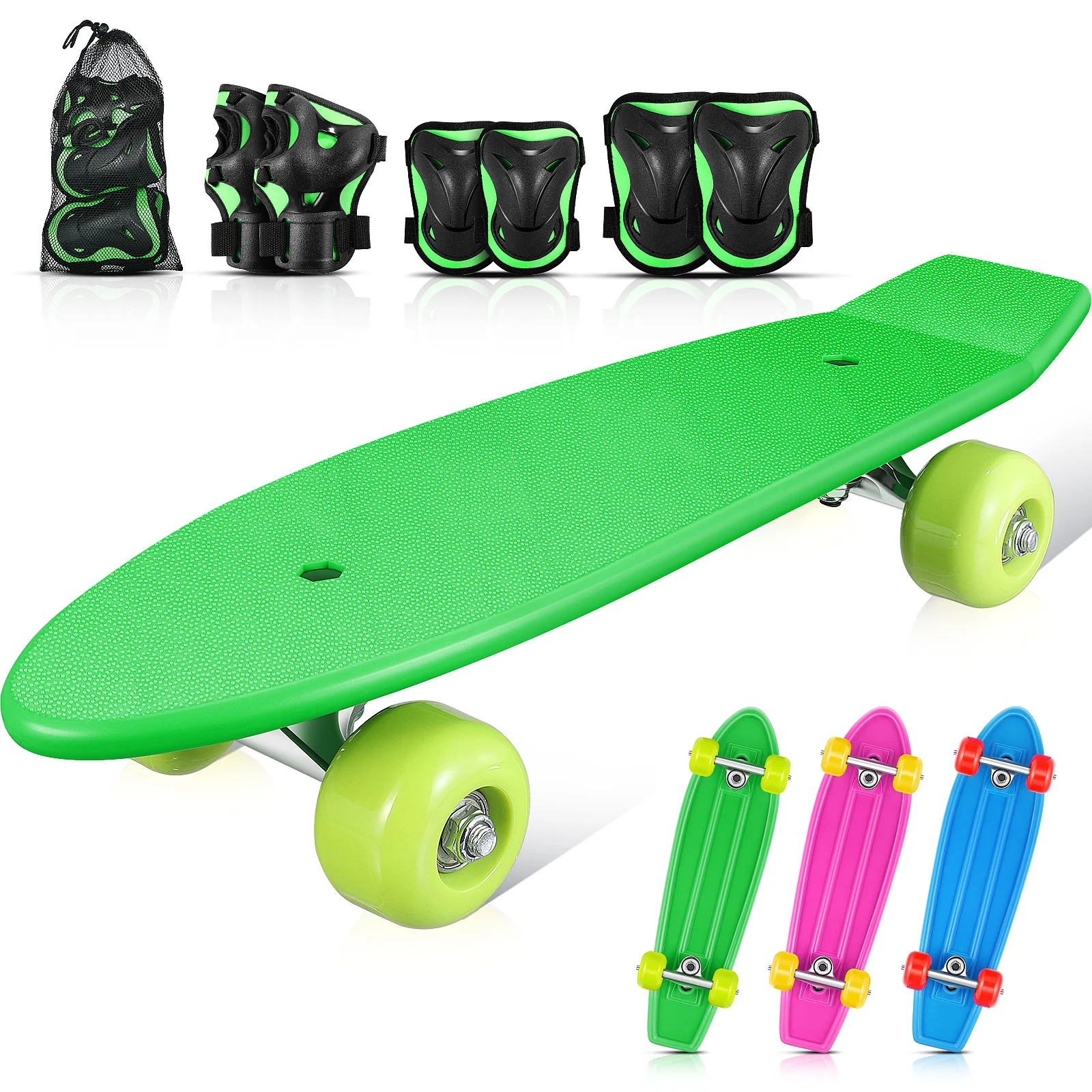 Skateboard Street Skateboard Complete Longboard Skate Board for Boys Girls Beginners