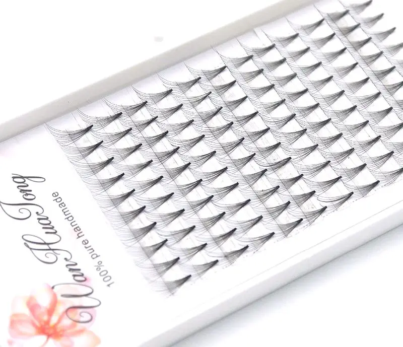 

wholesale russian volume 10D eyelash extensions handmade synthetic hair russian volume lashes premade fans（packaged for sale）