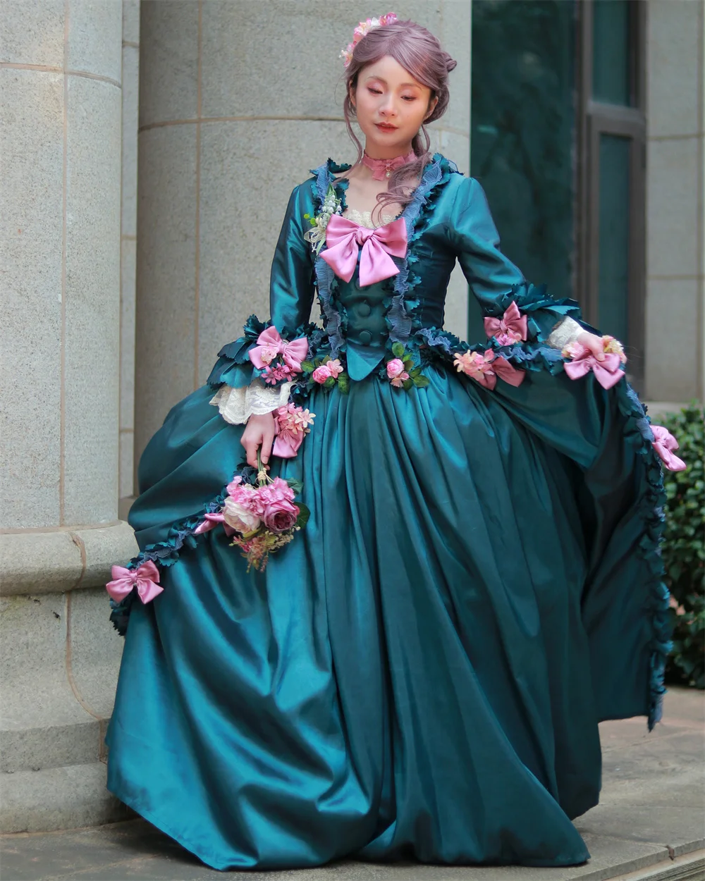 princess polly baby blue dress 7,173 Blue Victorian Dress Royalty-Free Images, Stock Photos & Pictures main image 1