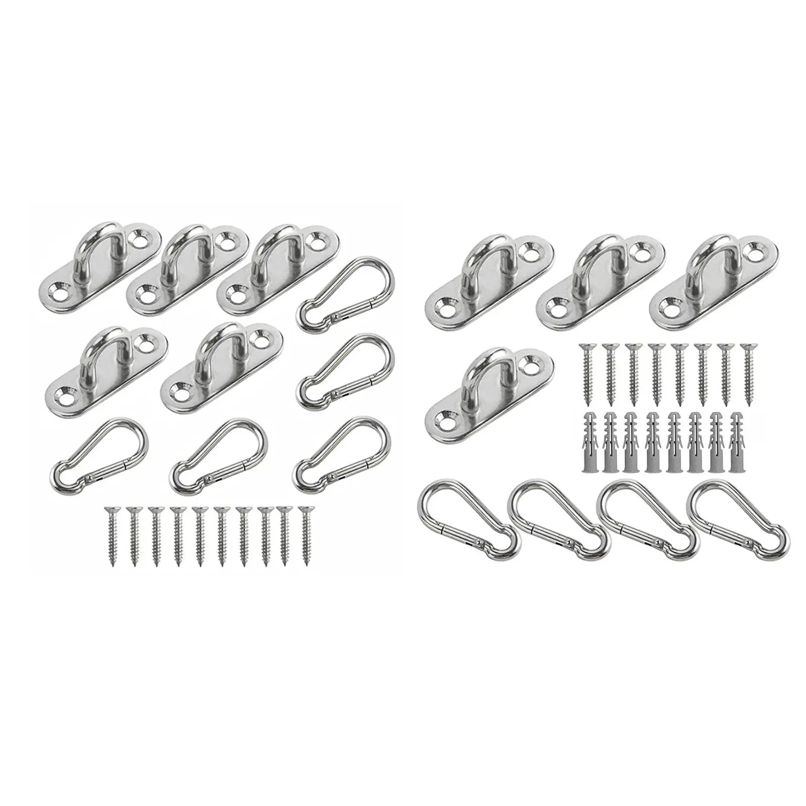 Pad Eye Plate Heavy Duty Ceiling Hook for Shade Sail Outdoor Activities