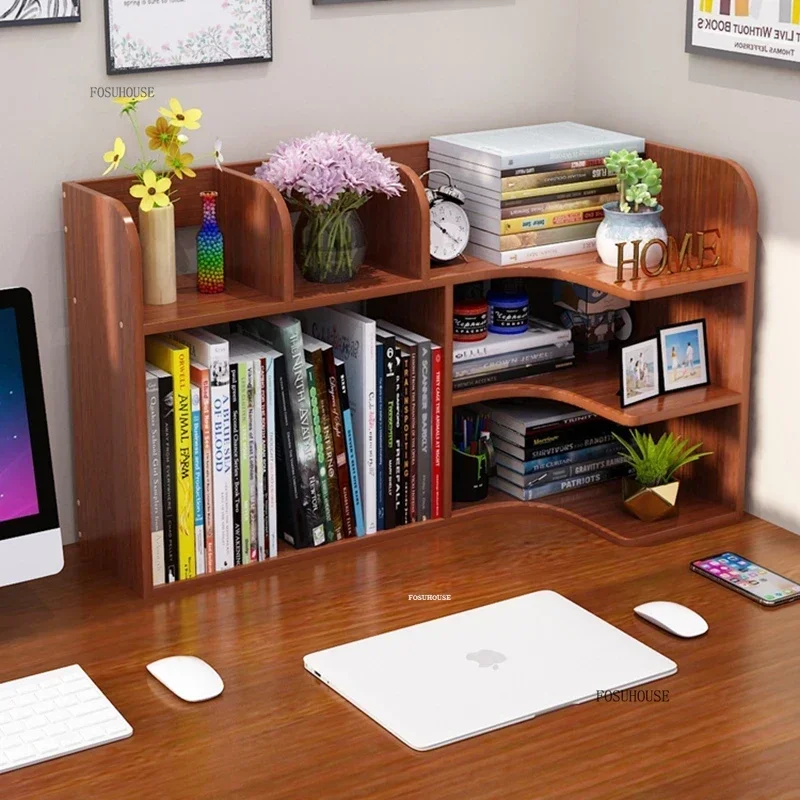 Children's Bookcases Office Desktop Bookshelves Children's Storage Shelves Student Multi-layer Finishing Small Bookcases
