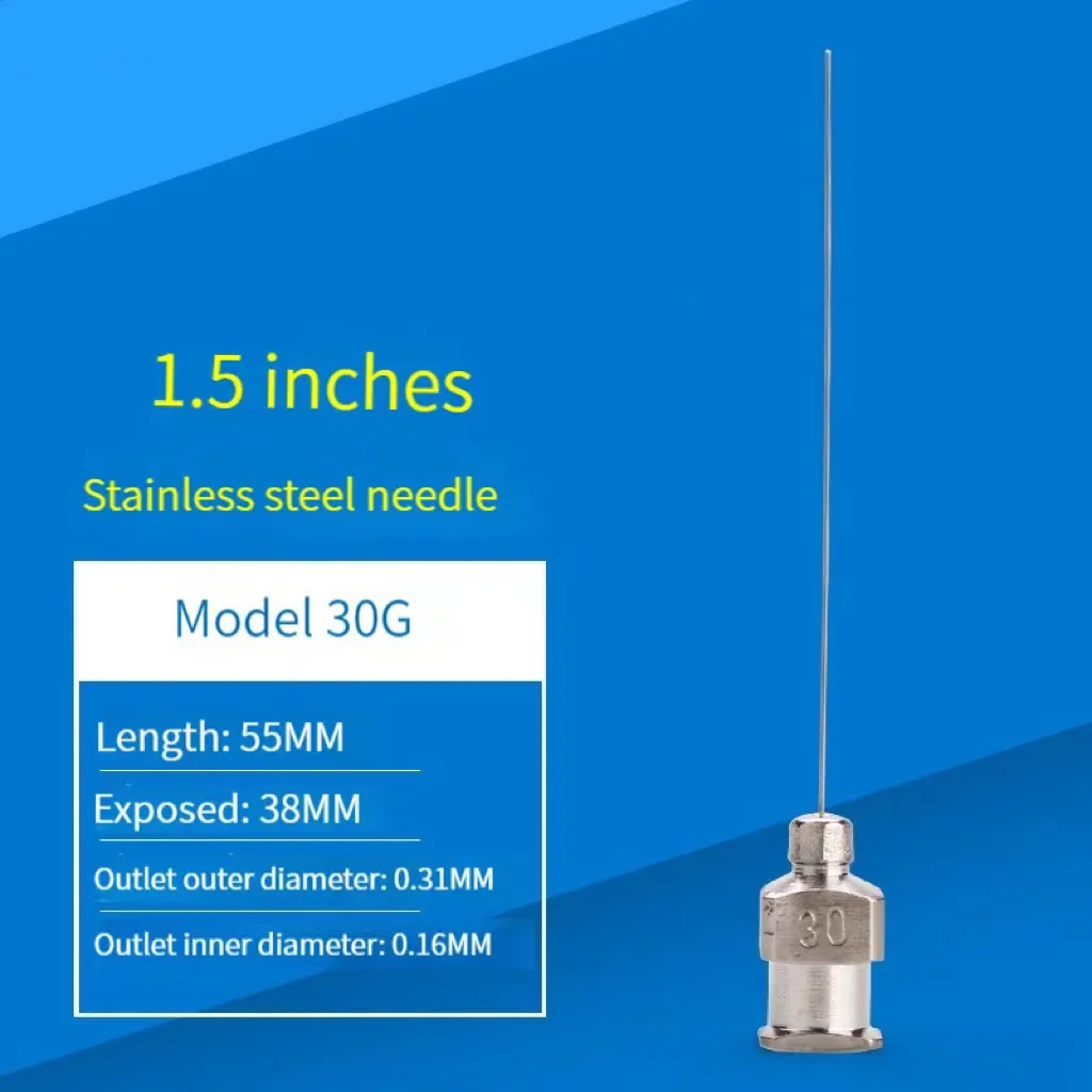 1.5 inch needle tube exposed 38MM 8G to 19G stainless steel dispensing needle dispensing machine accessories Factory direct