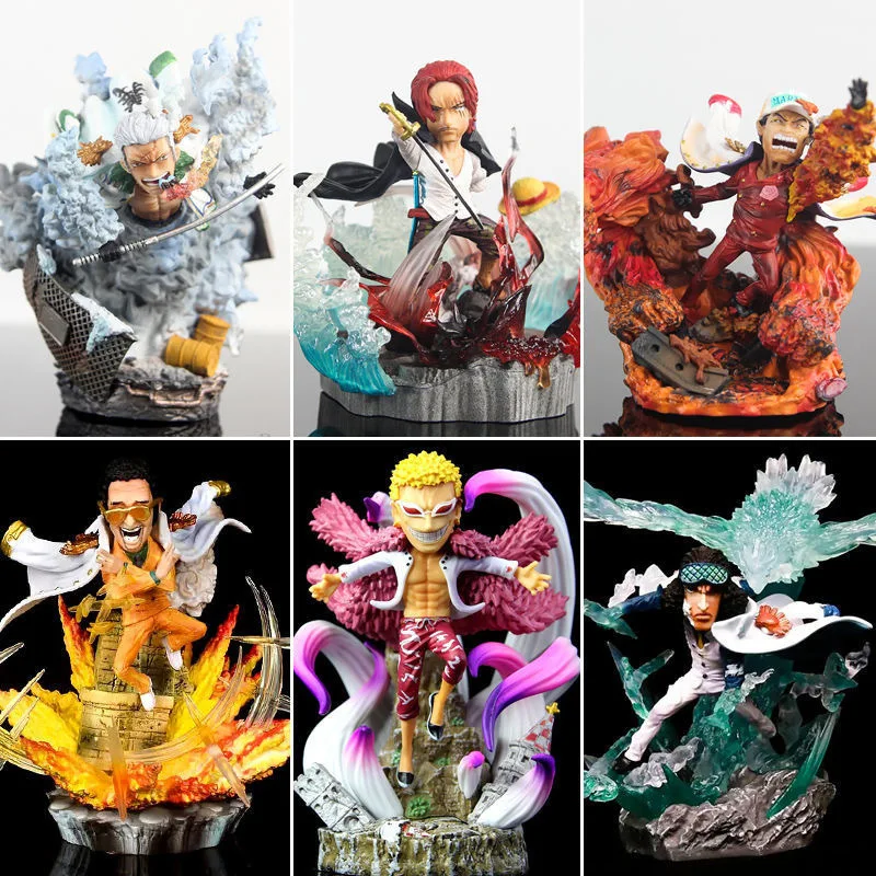 

One Piece Figure GK Shanks Sakazuki Action Figure Anime Sun God Luffy Nika PVC Figurine Collectible Model Doll Toys