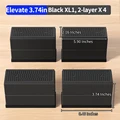 Black Rect.XL1 4pcs