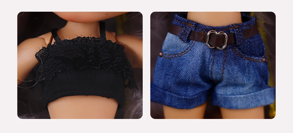 Madonna - Premium Custom Neo Blythe Doll with Purple Hair, Tan Skin & Matte Cute Face 10