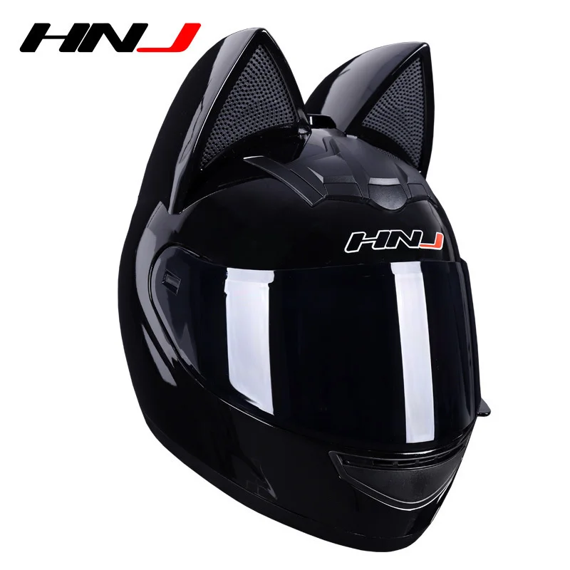 Cat Ear Casco Para Moto Con Orejas De Gato Casco Orejas Gato Casco