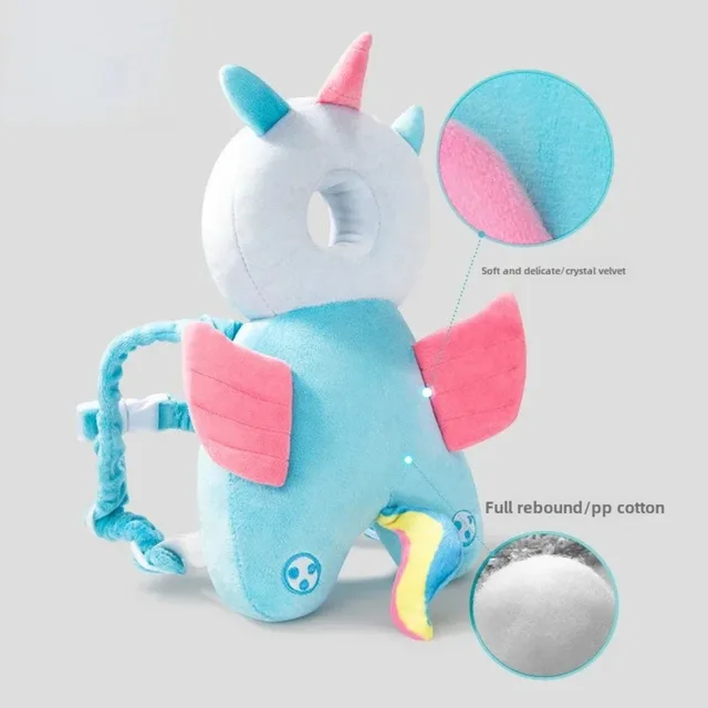 Newborn Security Pillows Baby Headrest Backpack Baby Head Protector Toddler Fall Protection Pad Babies Cushion Anti-fall Pillow 3