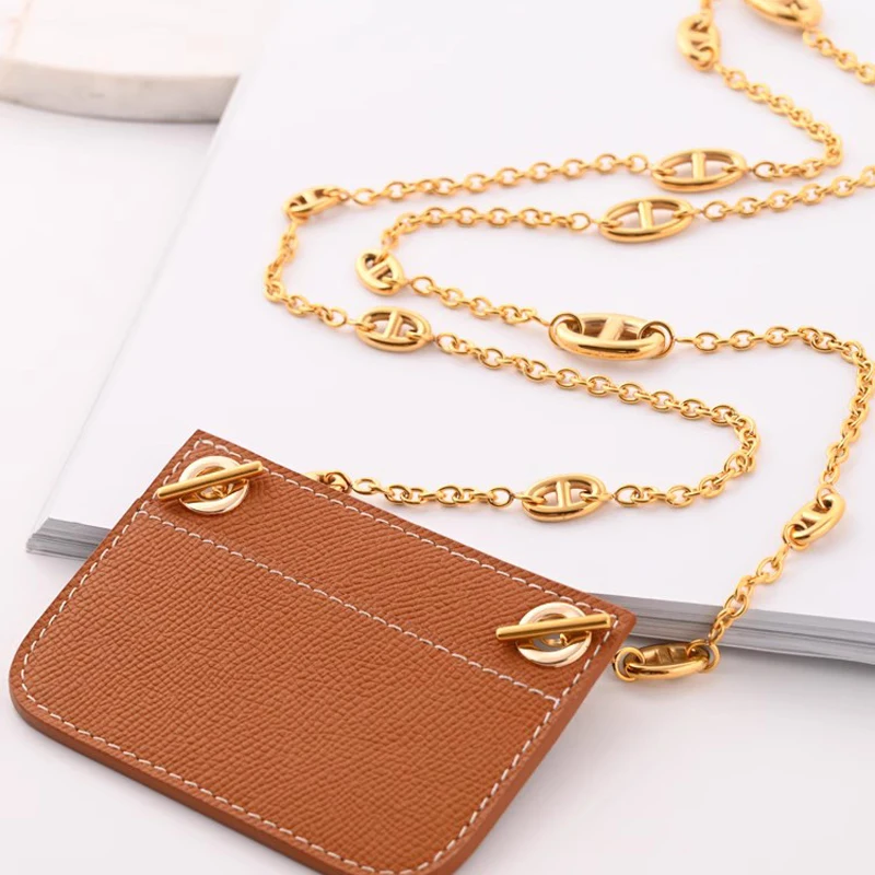 Hot Constance Slim Bag Retrofit Single-Shoulder Diagonal Liner With Cowhide Material Wallet Transformation Diagonal Bag strap