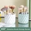 Ins 360° Rotating Make Up Organizer Plastic Organizing Boxes Portable Desktop Cosmetic Organizer Lipstick Eyebrow Pencil 1