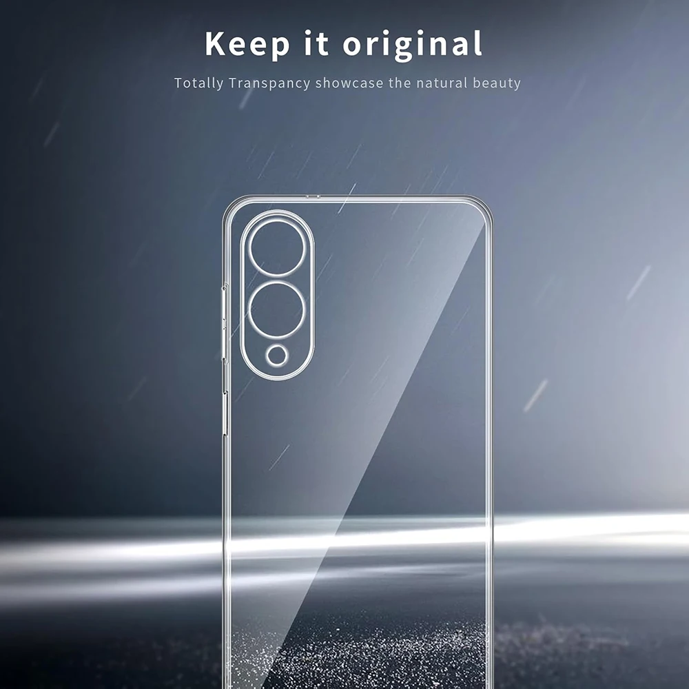 Ultra Thin Shockproof Clear Silicone Soft Case - Transparent Back Cover