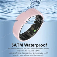 New Men Women Couple Smart Ring Health and Sleep Monitoring Multi Sport Mode Gesture Control 5ATM Waterproof With Charging Case - Image 4