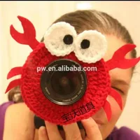Camera companion Fuzzy Cartoons Animal Lens Buddy Photography Accessories Newborn photography props 5