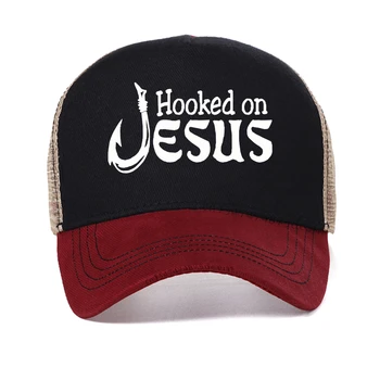 'Hooked on Jesus' Baseball Cap