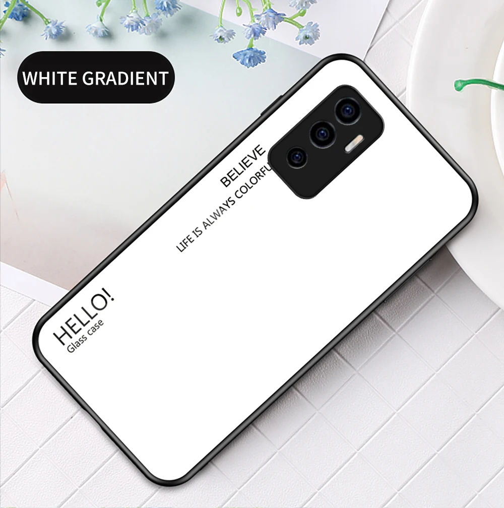 Capa de telemóvel em vidro temperado para vivo v23e v21 v20 pro_voghion.com