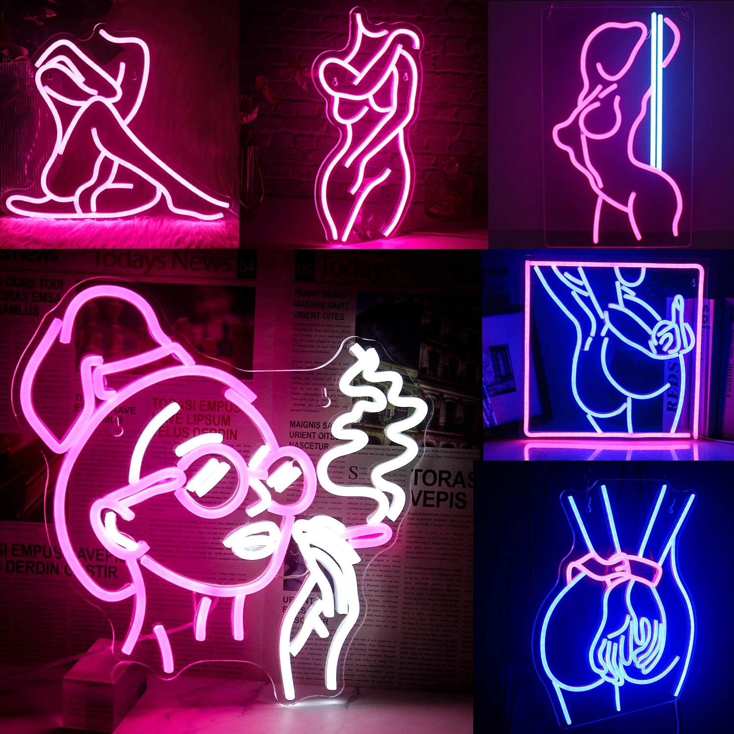 

Sexy Woman Neon Sign Custom Sitting Naked Neon Light LED Transparent Wedding Party Bar Shop Room Aesthetic Bedroom Wall Decorate