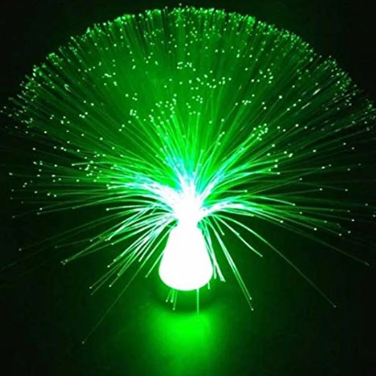 

Fibre Optic Lamp Bedroom LED Fountain Night Lamp Decoration Living Room RGB Color Change Fiber Optic Lights