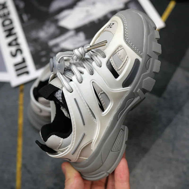 Kids Sneakers Autumn Winter Boys Brand Shoes Running Sports Chunkry Children Warm Breathable Girls Flats Fashion Soft Sole