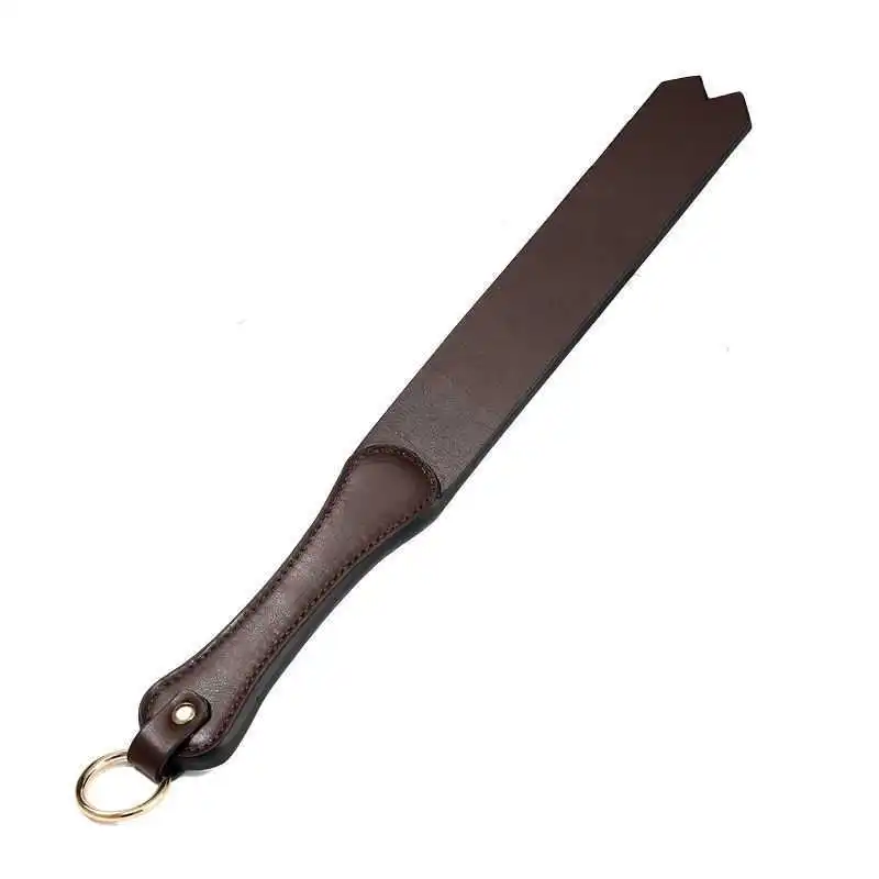 PU Leather Paddle,Handmade  Riding Crop PU Leather Horsewhip， 2