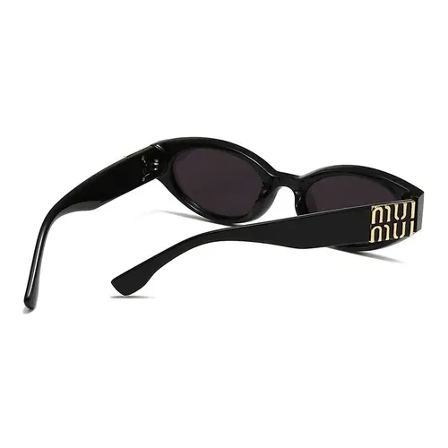 MUI MUI Glasses Stylish Fashion Designer Women Men Sunglasses Cute Oval Trending Shades Unisex Glamour Eyewear UV400 - Image 2