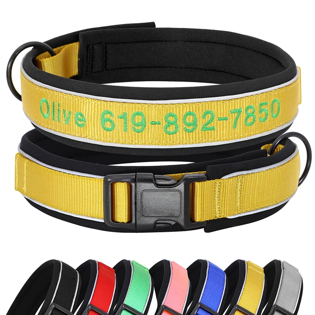 Custom Reflective Dog Collar 1