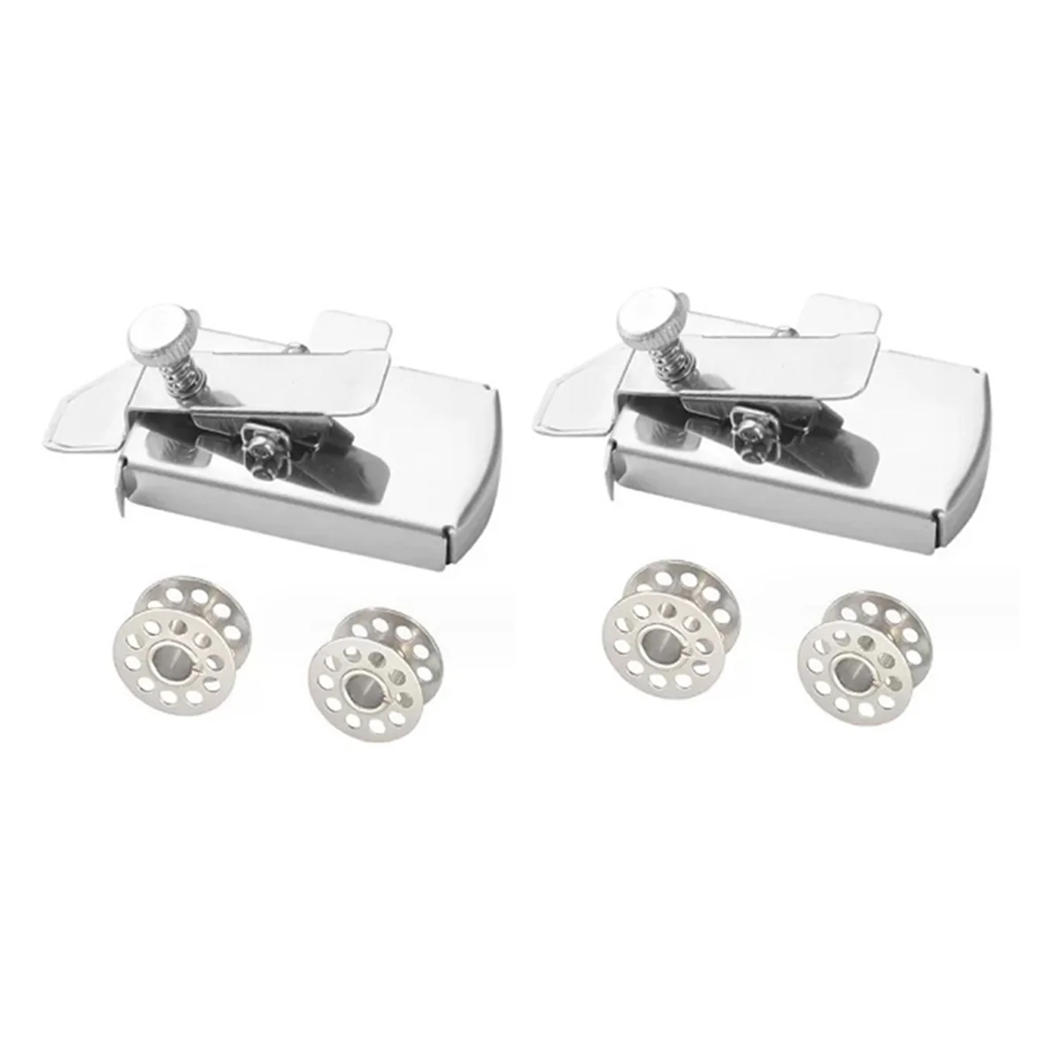 

Аксессуары для швейной машины, 2 шт., магнитная направляющая для шитья с зажимом, направляющая для окантовки, направляющая для шва с катушкой 4 шт.