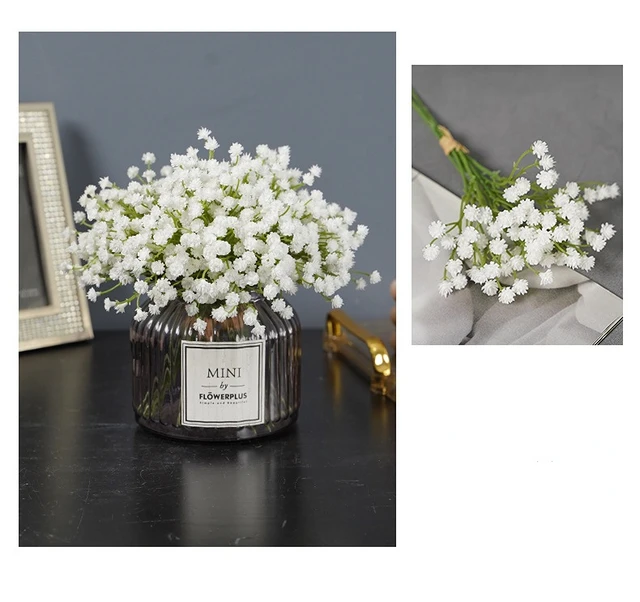 Artificial Baby's Breath Bouquet Plastic Fake Flowers Home Living Room  Table Decoration Fake Flowers Eternal Flowers - AliExpress