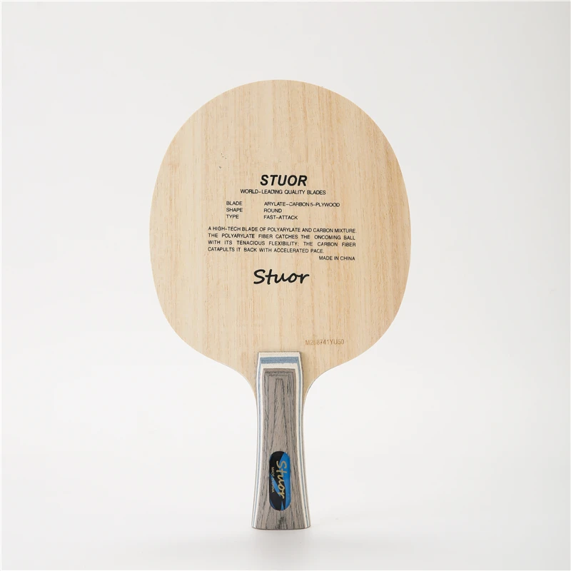 Table Tennis Racket Table Tennis Blade 7Ply Carbon Fiber Table Tennis Blade 5 Wood 2 Arylate Carbon Professional Blue ALC Offensive