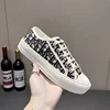 Embroidered canvas shoes, new lace up white shoes, thick sole with increased height inside, comfortable casual sports shoes 6