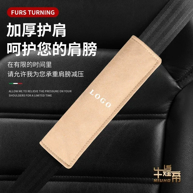

Car Seat Belt Shoulder Cove For Audi Sline RS A4 A5 A6 A7 A8 Q3 Q4 Q5 Q7 RS8 S8 Seat Belt Protective Cover Interior Accessories