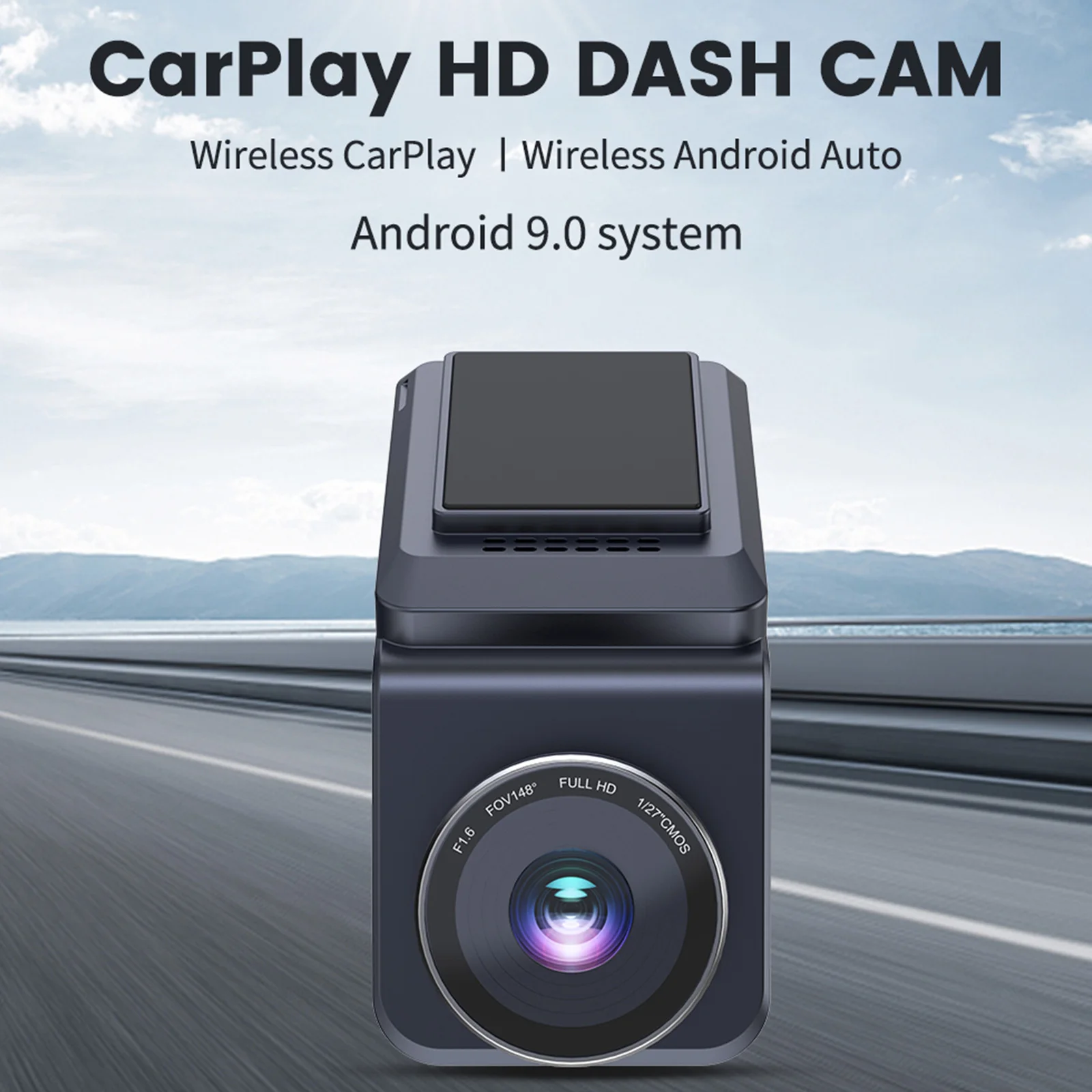 Carplay Dash Cam 1080p HD Recording Mini Adapter Wireless Multimedia Carplay Dash Cam 1080p HD Recording Mini Adapter Wireless Multimedia